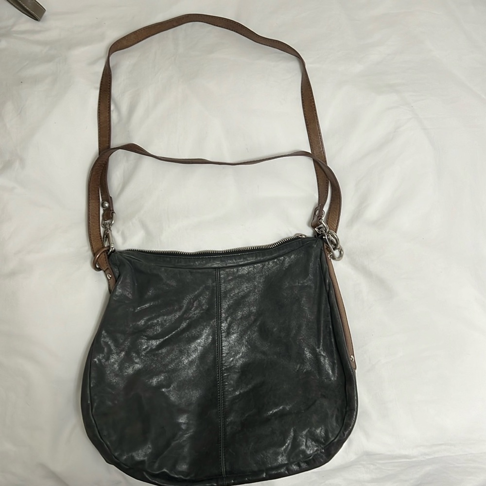 HOBO black cross body or hobo bag.